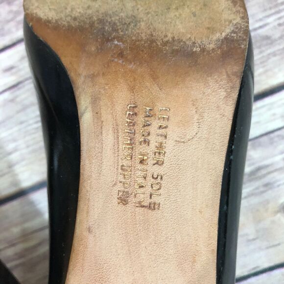 Vintage Salvatore Ferragamo Peep Toe Heels - Picture 6 of 6